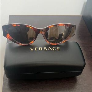 Versace Brown Tortoise Sunglasses